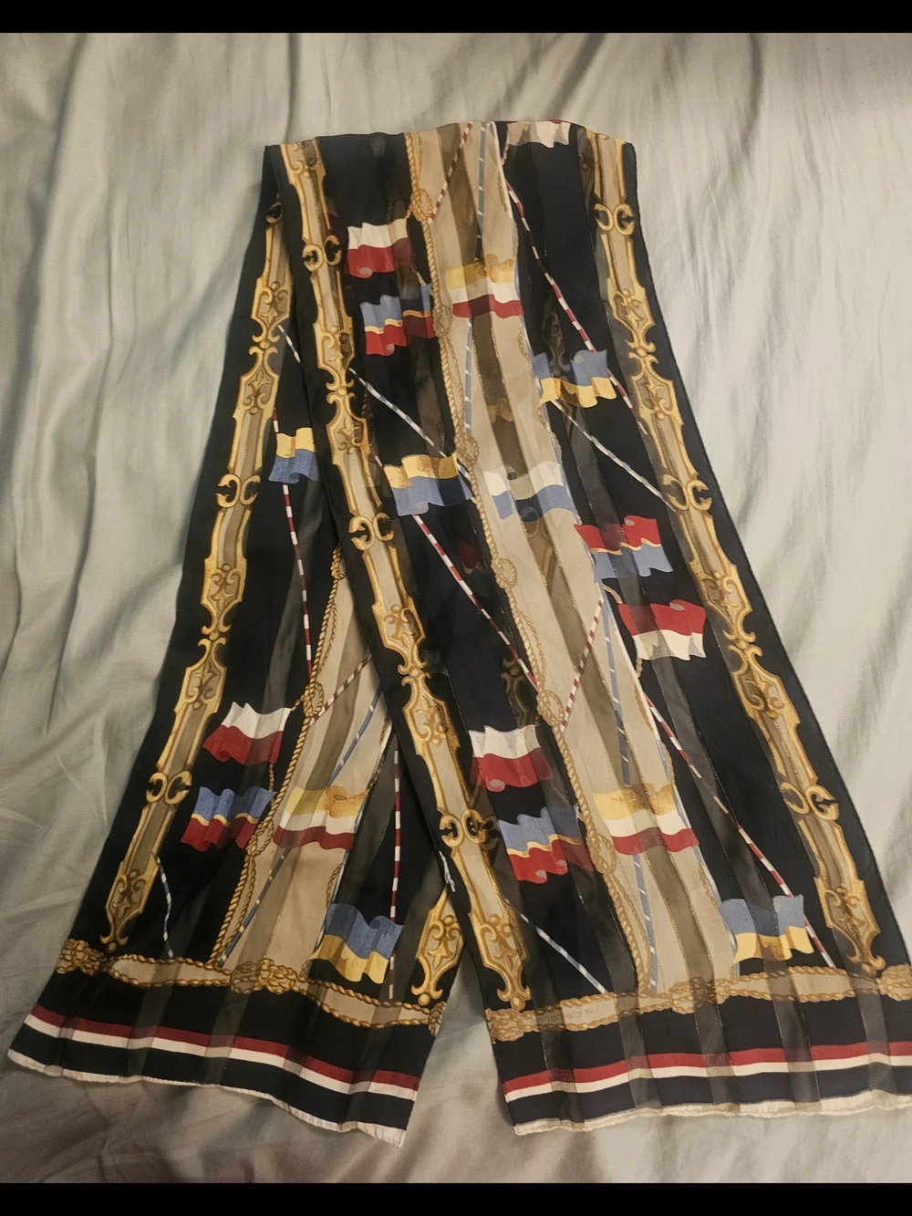 VTG Liz Claiborne & Madewell Scarf Lot 4pc Mixed Material Accessory Bundle